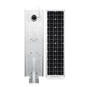 سی سی ٹی وی کیمرے کے ساتھ سولر اسٹریٹ لائٹ